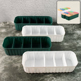5 Compartments Socks / Handkerchief / Underwear Storage Boxes, Socks tray (pack of 4)