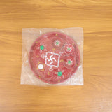 Hand-Painted Decorative Pooja Thali with Ganesha Motif and Diyas