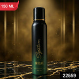Signature charge deodorant spray packaging design