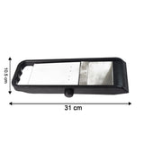 Supermom Adjustable Plastic Slicer, 1-Piece, Black / Silver
