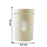 Stackable food storage jars with lid