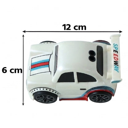 Mini Rc Racing Car Toy With Remote Control Rechargeable For Kids (1 Set)