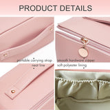 Portable Multi-Compartment Makeup & Toiletry Organizer Pouch (1 Pc)