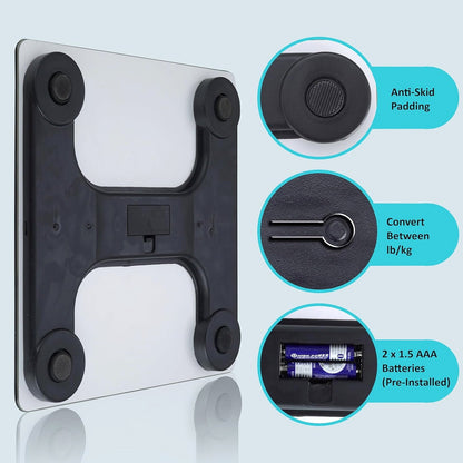 Digital Body Weight Weighing Scale with LCD Display (1 Pc)
