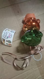 Cute Plastic Water Bottle with Strap & Stickers  Kids School Bottle (1 Pc)