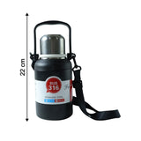 Premium Vacuum Insulated Stainless Steel Bottle Cup with Handle (900ML Approx)