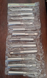 Stainless Steel Peeler Set – Multi-Purpose Handle for Peeling & Shredding (12 Pc)