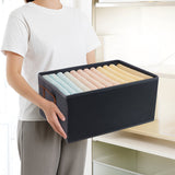 Foldable Rectangular Storage Box with Handle (46x28 cm / 1 Pc)