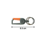 Premium Stylish Metal Key Holder with Safety Lock Clip Keychain (1 Pc)