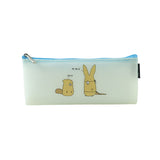 Cute Cartoon Transparent Pencil Pouch (1 Pc)