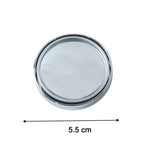 Car Silver Round Blind Spot adjustable Mirror 2 Pc