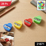 cute heart pencil sharpener set